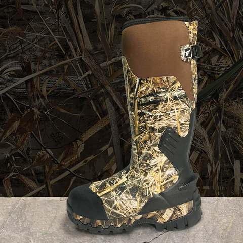 Rubber Hunting Boots With 1000g Thinsulate Insulation For Adult