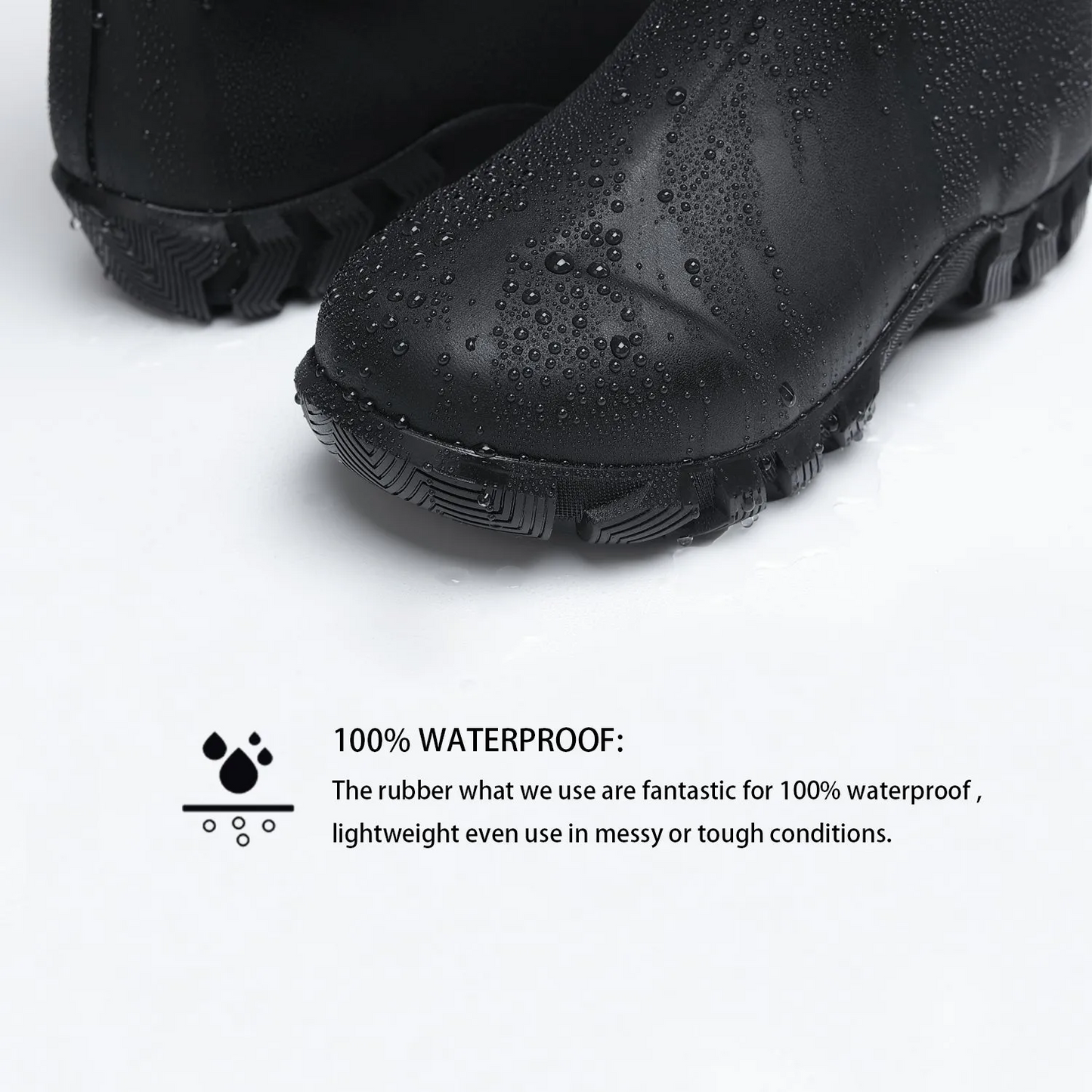 Waterproof Rubber Rain Boots for Kids