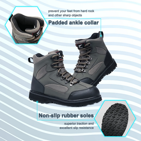 Men's Anti-slip Rubber Sole Wading Boots