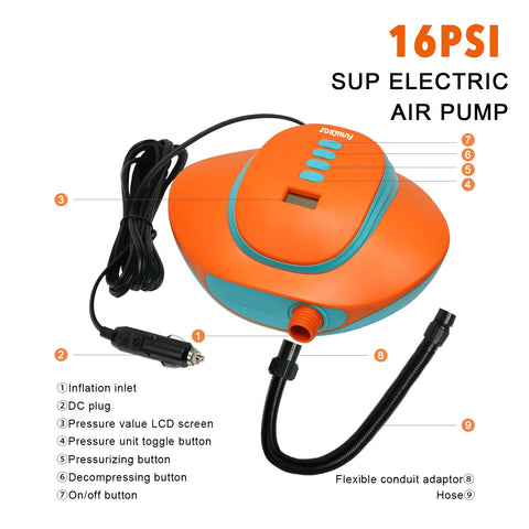 funwater new high quality ele-pump orange color
