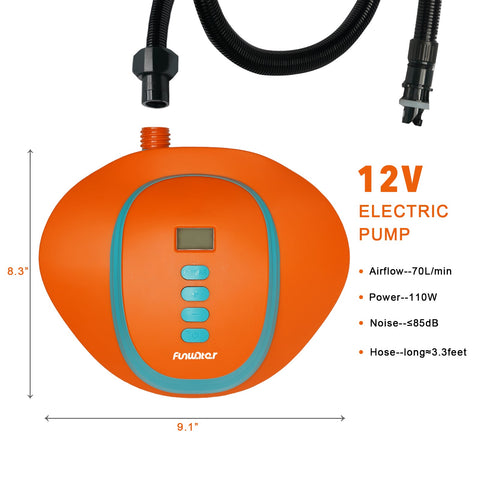 funwater 20 PSI sup electric air pump new 2022 high quality quick cheer