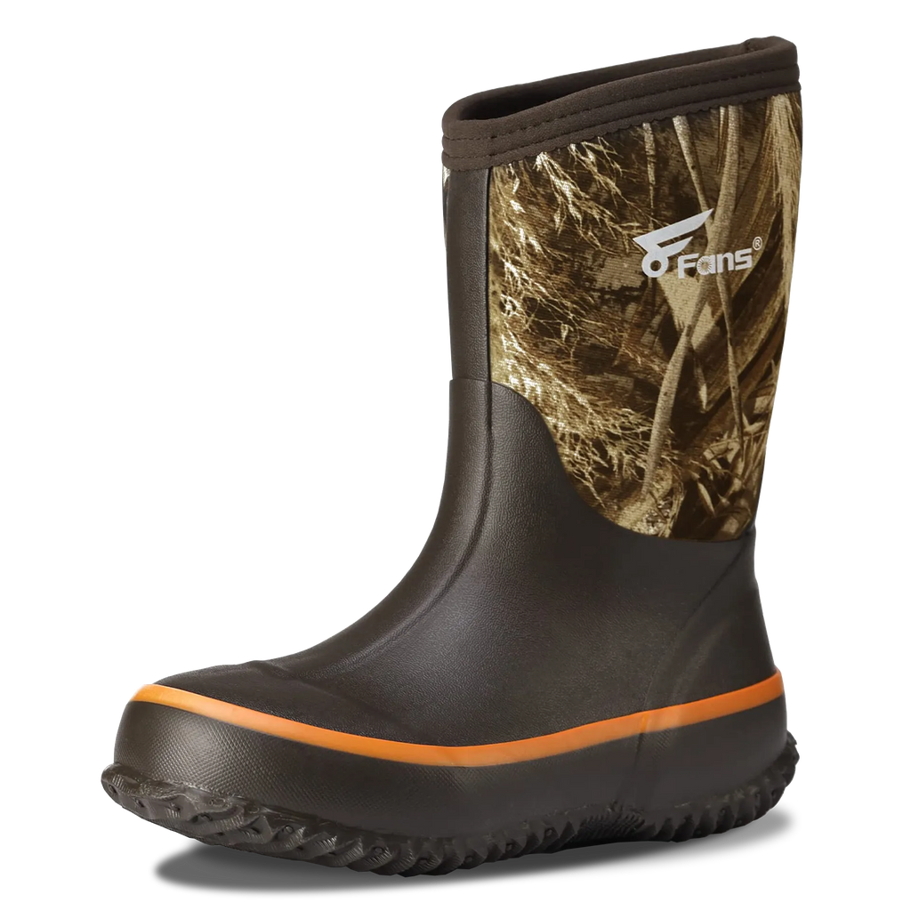 Max-5 Camo Waterproof Rain boots for Kids
